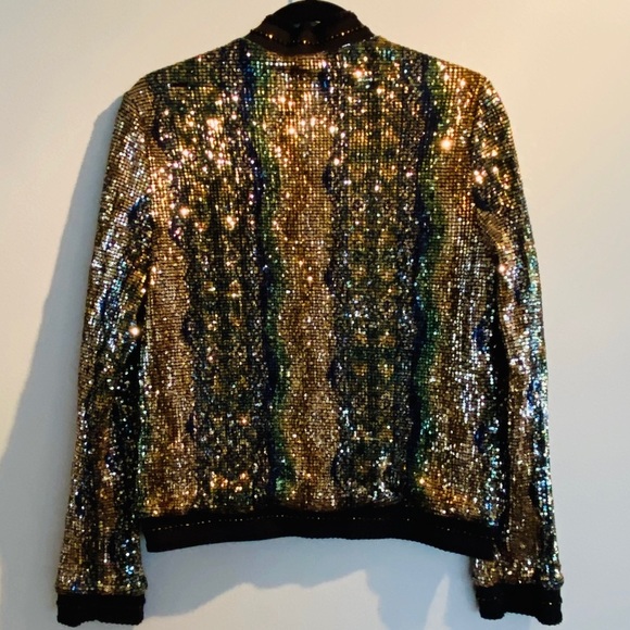 NWT**JEFF GALLANO**Sequined Jacket**Sm. $295 - Picture 5 of 7